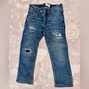 Old Navy Boys Distressed Blue Denim Jeans